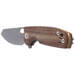 Nóż składany Fox Baby Core Natural Micarta, Stonewashed M390 by Jesper Voxnæs (FX-608 MC)