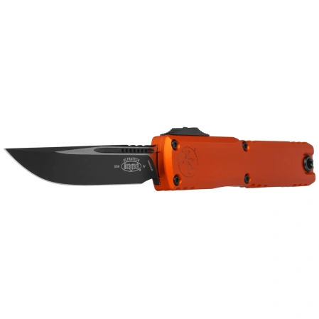 Nóż automatyczny OTF Microtech Ultratech Gen IV S/E Tactical Orange Aluminium, Black M390MK by Tony Marfione (11214-1OR)