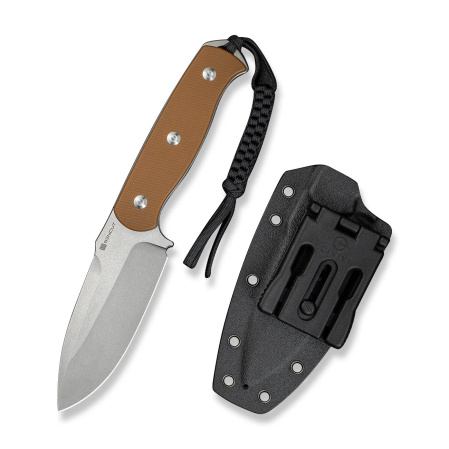 SENCUT Toxodon Brown G10 Stonewashed