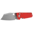 Nóż składany Bestechman Guardian Red G10 w/ Carbon Fiber Pattern, Satin D2 (BMK11C)