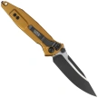 Microtech Socom Elite S/E-M Knife Tan Aluminum, Black Cerakote M390MK by Tony Marfione (160-1TA)
