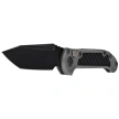 Microtech LUDT Gen III T/E Signature Automatic Knife Natural Clear Aluminum/Carbon Fiber, Black DLC M390MK by Tony Marfione (1136-1DLCTNCCFIS)