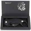 LionSteel L.E.One Knife Black Aluminum, Chemical Black MagnaCut by Emerson Design (LE1 A BB)