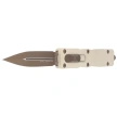 Nóż automatyczny OTF Microtech Dirac Delta D/E Champagne Aluminium, Burnt Bronze M390MK by Tony Marfione (227-1CG-C19)