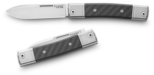 Nóż składany LionSteel bestMAN Carbon Fiber, Drop Blade (BM2 CF)