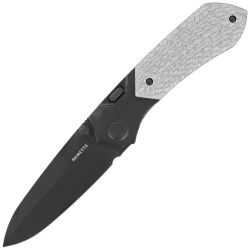 Remette Meteor Knife Black DLC Titanium/Carbon Fiber, Black DLC M390 (RTPT-BDL)