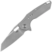 Bestech Nyxie 3 Knife Grey Titanium, Bead Blasted / Stonewashed CPM S35VN by Todd Knife and Tool (BT2308A)
