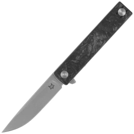 Fox Chnops Heritage Knife Dark Matter Carbon Fiber, Stonewashed Hybrid Cryo by Raven Knives Design (FX-544 DMB)