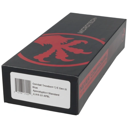 Nóż automatyczny OTF Microtech Combat Troodon Gen III T/E Blue Aluminium, Apocalyptic M390MK by Tony Marfione (1144-10APBL)