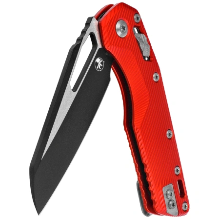 Nóż składany Microtech MSI S/E Red Fluted Aluminium, Black M390MK by Tony Marfione (210-1FLRD)