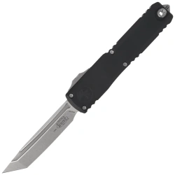 Nóż automatyczny OTF Microtech Ultratech Gen III ZBP T/E Black Aluminium, Stonewashed M390MK by Tony Marfione (1123-10)