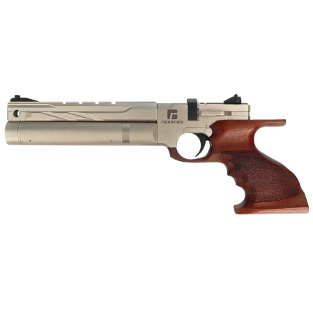 Reximex RPA Silver 4.5mm PCP Air Pistol with Regulator