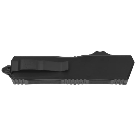 Microtech Scarab II Gen III Executive D/E OTF Knife Black Aluminum, Tactical M390MK by Tony Marfione (1175-1T)