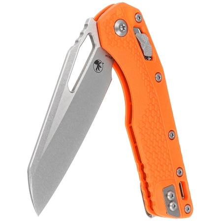 Nóż składany Microtech MSI S/E Orange Tri-Grip Polymer, Stonewashed M390MK by Tony Marfione (210T-10PMOR)