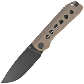 Kubey KB Knives Zephyr Zephyr Bronze Titanium, Black DLC M390 by K.C. Spiron (KB470B)