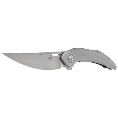 Bestech Marukka Grey Titanium, Stonewashed/Satin M390 by Kombou Knife (BT2002A)