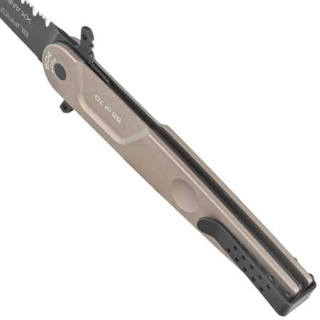 Nóż Extrema Ratio BD4 Adra Contractor LE No 55/70 Tactical Mud Aluminium, Black N690 (04.1000.0498/TM)