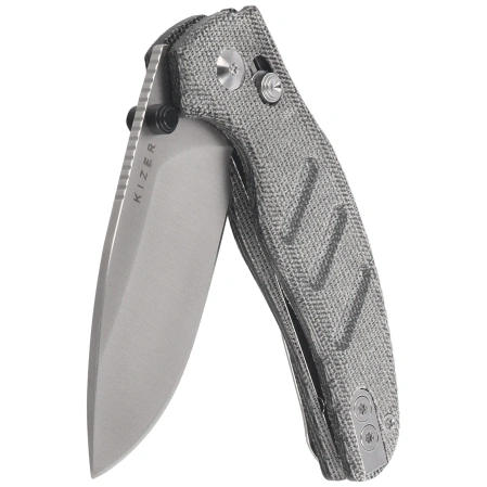 Kizer C01C 2.9 CD Knife Black Norplex UltreX Micarta, Satin Elmax by Sheepdog Knives (Ki3488.29CDA2)
