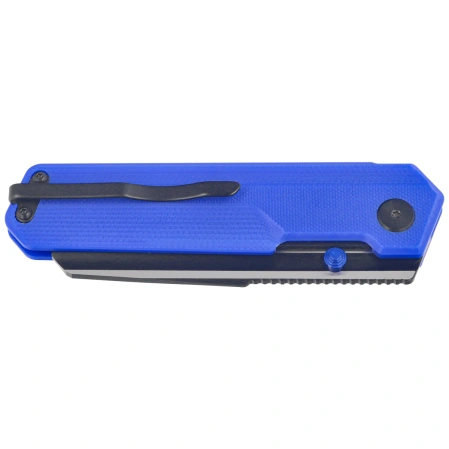 Bestech Tardis Blue G10, Black DLC/Satin D2 by Ostap Hel Knife (BG54G)