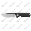 Bestechman Knife Dundee Black G10, Grey Titanized / Satin D2 by Ostap Hel (BMK01D)