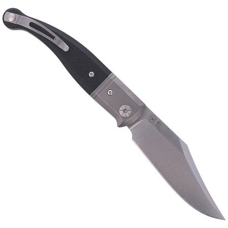 LionSteel Gitano Black G10 / Satin Blade (GT01 GBK)