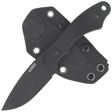 Kubey TLB I Knife Black G10, Blackwashed 14C28N by Alessandra De Santis (KU467B)