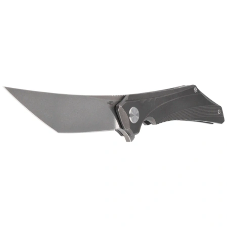 Bestech Kamoza Dark Grey/Titanium, Stonewashed M390 by Kombou Knife (BT1911A)