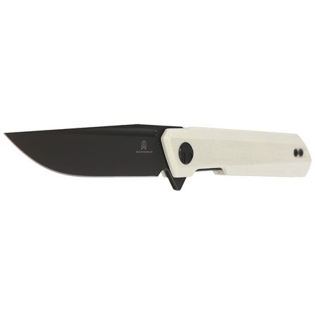 Bestechman Dundee Knife White G10, Grey PVD D2 by Ostap Hel (BMK01I)