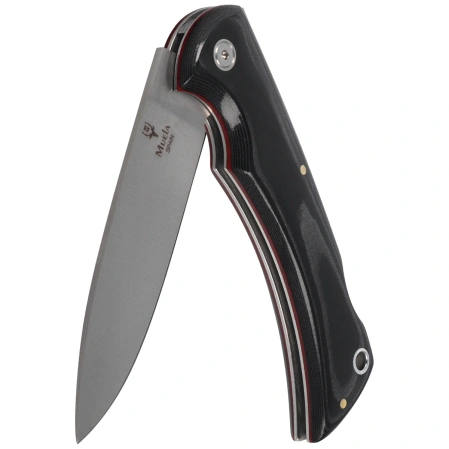 Nóż składany Muela BX-9M Black Micarta, Satin MoVa 1.4116