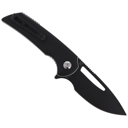 CIVIVI Knife Odium Black G10, Black Stonewashed by Ferrum Forge Knife Works (C2010E)