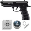 Zestaw wiatrówkowy 21: pistolet Voltran Ekol ES P92 Black 4.5 mm, 1400 BBs, 10 kapsuł CO₂, 100 tarcz