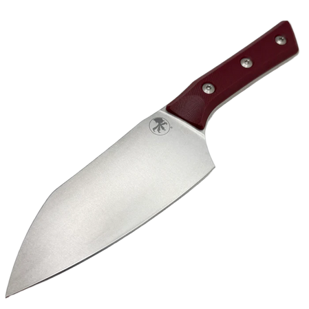 Microtech Santoku 6'' Kitchen Knife Merlot G10, Stonewashed MK390 (3200-10MR)