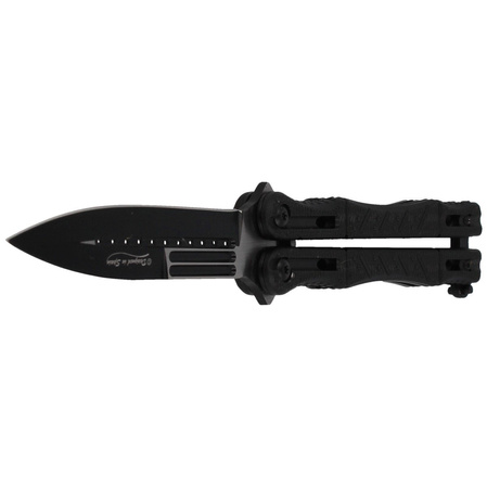 Nóż motylek Martinez Albainox Balisong, Black Finish (02099)