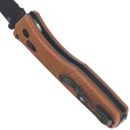 Kizer Aegis T Knife Brown G10, Black PVD AEB-L by Azo (V3774CTA3)