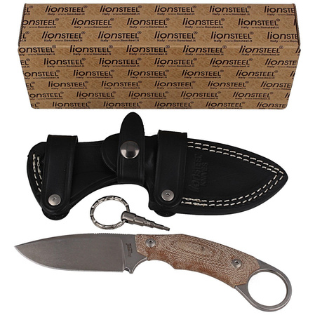 LionSteel H2 Canvas Natural, Stonewashed M390 by Tommaso Rumici (H2 CVN)