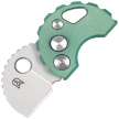 Nóż składany Bestechman Turtle Green Titanium, Bead Blasted 14C28N (BM20D)