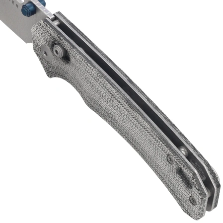 Kizer Outposter Knife Black Norplex UltreX™ Micarta, Satin Nitro-V (V3802CDA1)