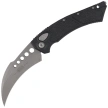 Microtech Hawk Auto Karambit Knife Black Aluminium, Apocalyptic M390MK by Tony Marfione (166-10AP)