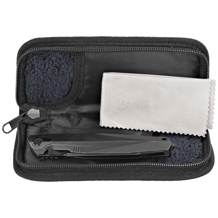 Nóż składany Rike Knife RK1707T-BS Black Stonewashed Titanium, Black Stonewashed M390