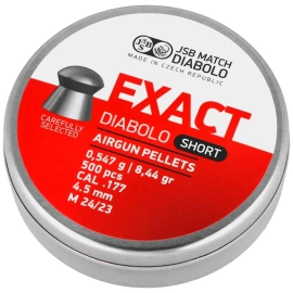 JSB Diabolo Exact Short Pellets 4.52 mm, 500 pcs. (546337-500)