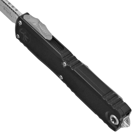 Nóż automatyczny OTF Microtech Ultratech Gen IV S/E Black Aluminium, Stonewashed M390MK by Tony Marfione (11214-10)