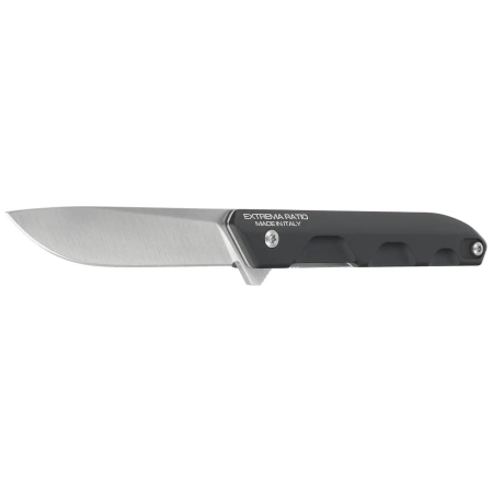 Extrema Ratio Ferrum E Knife Black Aluminum, Satin N690 (04.1000.0366/SAT/BLK)