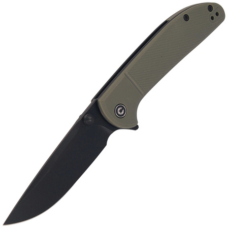 CIVIVI Badlands Vagabond OD Green FRN, Black Stonewashed (C2019B)