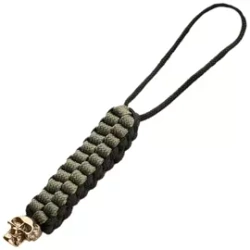 M-Tac knife lanyard Cuboid Skull Black/Grey paracord (10285211)