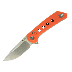 Nóż składany Reate PL-XF-13 Orange G10, Stonewashed Nitro-V (PL-XF ORG10.STW)