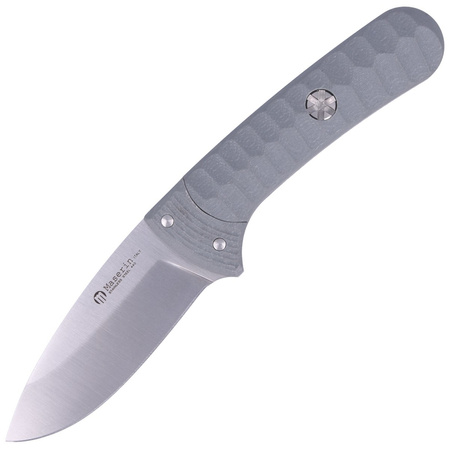 Maserin Sax 975/LG10G Knife Gray G10, Satin 440C