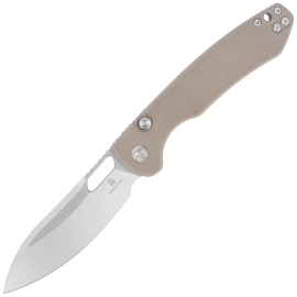 Bestechman Firebird Knife Tan G10, Satin / Stonewashed D2 (BMK05B)