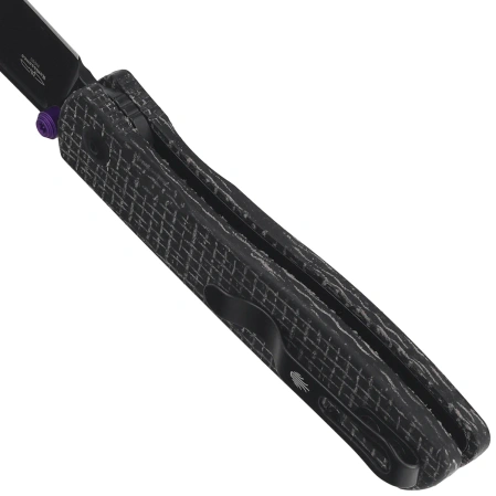 Nóż składany Kizer Renissance Black Micarta, Black PVD N690 by Caleb Waldman (V3698A1)