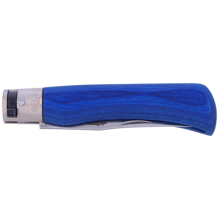 Nóż składany Antonini Old Bear Laminated Blue Wood, Satin Stainless (9307/21_MBK)