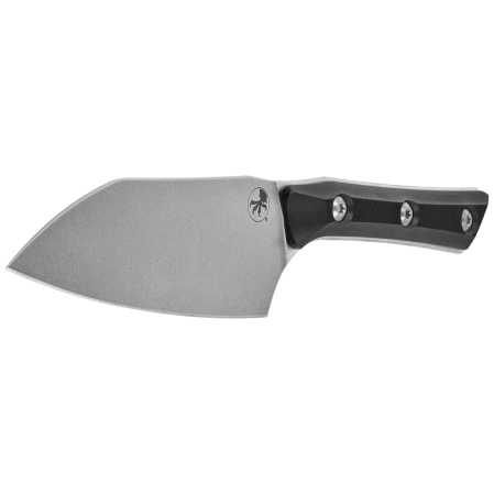 Nóż kuchenny Microtech Santoku 4.2'' Black G10, Stonewashed M390MK (3300-10BK)